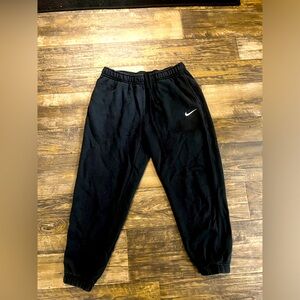 Black Nike Sweatpants Cinched Ankle
